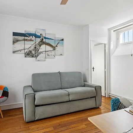 Апартаменты Charming Apt, Metro 4 & Rer B, 6 Guests, Cdg Access, 1-2 Париж