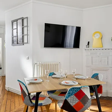 Charming Apt, Metro 4 & Rer B, 6 Guests, Cdg Access, 1-2 巴黎