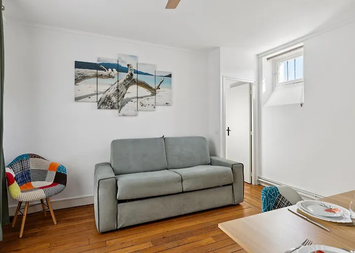 Апартаменты Charming Apt, Metro 4 & Rer B, 6 Guests, Cdg Access, 1-2 Париж