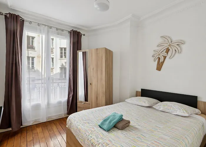 Charming Apt, Metro 4 & Rer B, 6 Guests, Cdg Access, 1-2 Апартаменты Париж
