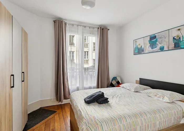 Апартаменты Charming Apt, Metro 4 & Rer B, 6 Guests, Cdg Access, 1-2 *