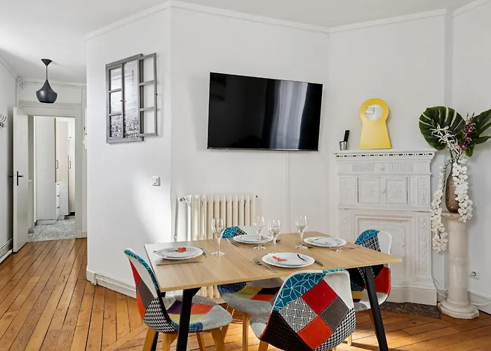 Charming Apt, Metro 4 & Rer B, 6 Guests, Cdg Access, 1-2 Париж