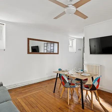 Charming Apt, Metro 4 & Rer B, 6 Guests, Cdg Access, 1-2 شقة باريس