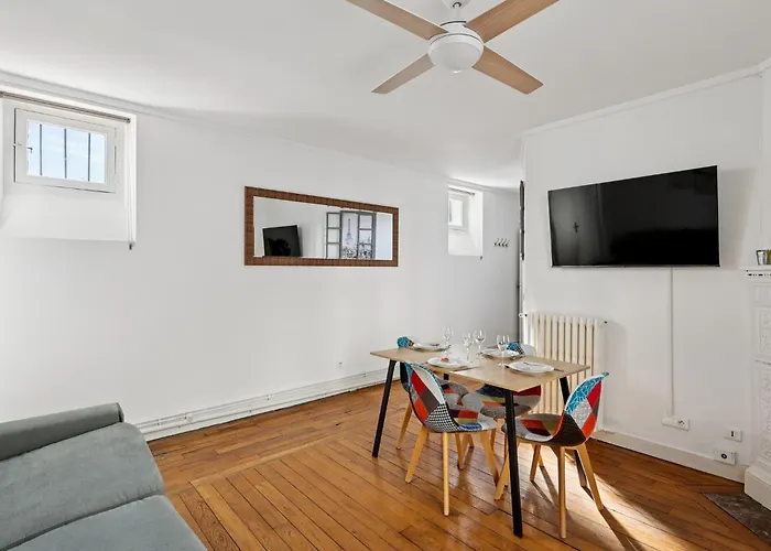 Charming Apt, Metro 4 & Rer B, 6 Guests, Cdg Access, 1-2 شقة باريس